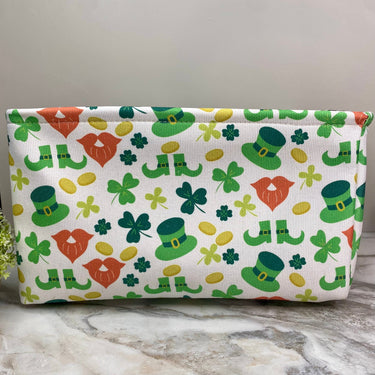 Pop Up Canvas Basket - St. Patrick’s Day #1 - Winter Sunshine Marketplace